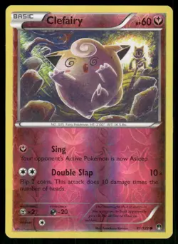 POKEMON CLEFAIRY BREAKPOINT 81/122 REVERSE HOLO C NM/M - Image 1