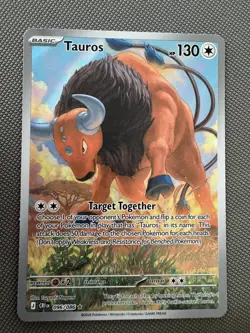 Tauros 96/86 Illustration Rare Pokemon Chaos Rising ME04 NM - Image 1