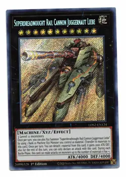Yu-Gi-Oh Card: Superdreadnaught Rail Cannon Juggernaut Liebe LDS2-EN124 1st! NM - Image 1