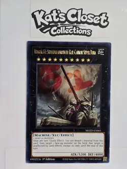 Yu-Gi-Oh Number 81: Superdreadnaught Rail Cannon Super Dora MGED-EN065 Rare LP - Image 1
