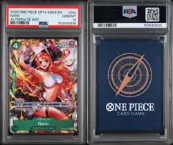 PSA 10 Nami (Alt Art) The Azure Sea's Seven EB04 OP14-031 EN One Piece B26 - Image 3