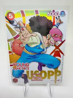 Round 1 Usopp English One Piece Promo OP11-003 Ship Next Day - Image 1