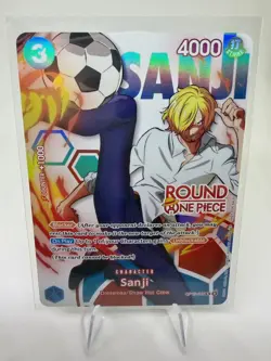 Round 1 Sanji English One Piece Promo OP15-047 Ship Next Day - Image 1