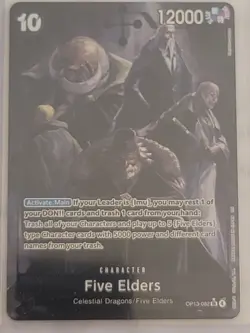 Five Elders Alt Art (OP13-082 SR) One Piece TCG (ENGLISH) - Image 1