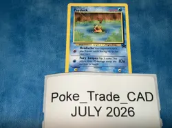 Pokemon Card WOTC Wizards Black Star Promo 1999-2000 #20 Psyduck #20 NM - MINT - Image 2