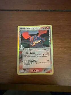 2005 Pokemon Salamence 14/113 Reverse Holo EX Delta Species - Image 1