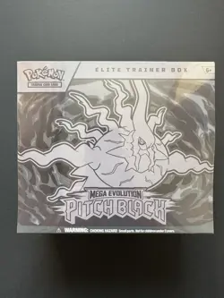 Pokemon TCG - Mega Evolution - Pitch Black - Elite Trainer Box - New & Sealed - Image 1