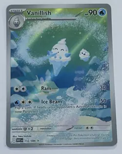 Vanillish 112/086 Holo Illustration Rare White Flare - Image 1