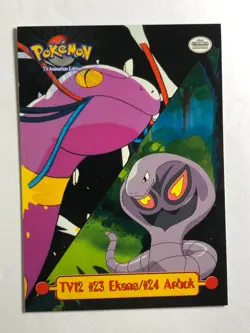 Pokemon Card Tops TV Animation TV12 #23 Ekans #24 Arbok Near Mint - Image 1