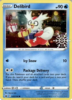Delibird - (Holiday Calendar) Holo Promo Cards & Products 032/198 NM - Image 1