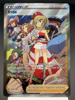Irida GG63/GG70 - Full Art Ultra Rare - Crown Zenith Pokemon Card NM - Image 1