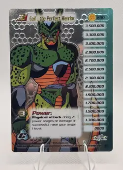 Limited Cell The Perfect Warrior Holo Foil Rare DBZ CCG Card 200 Dragon Ball Z - Image 1
