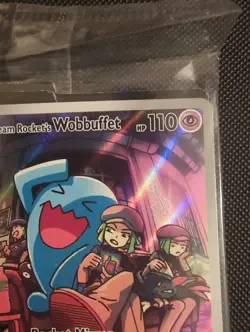 Team Rocket's Wobbuffet 203 Sv: Scarlet & Violet Sealed Promo Pokemon Card - Image 3