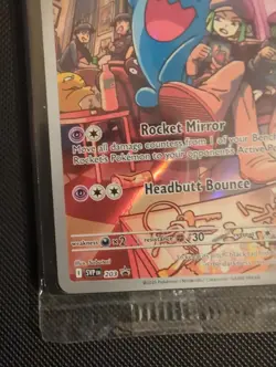 Team Rocket's Wobbuffet 203 Sv: Scarlet & Violet Sealed Promo Pokemon Card - Image 5