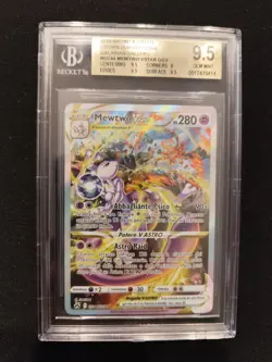 Carta Pokemon PSA BGS 9,5 MEWTWO V ASTRO PROMO GG44/GG70 ITA Set ZENIT REGALE Gx - Image 1