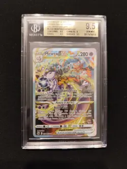 Carta Pokemon PSA BGS 9,5 MEWTWO V ASTRO PROMO GG44/GG70 ITA Set ZENIT REGALE Gx - Image 2