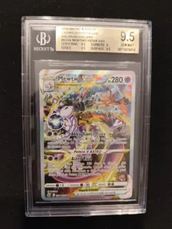 Carta Pokemon PSA BGS 9,5 MEWTWO V ASTRO PROMO GG44/GG70 ITA Set ZENIT REGALE Gx - Image 3
