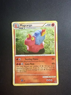 Pokemon TCG Magcargo Undaunted 6/90 Holo Rare Card NM Condition - Image 1