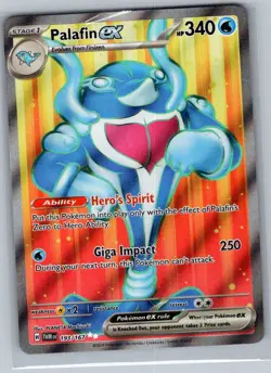 Palafin ex - 193/167 SV06: Twilight Masquerade - Pokemon Card - NM - Image 1