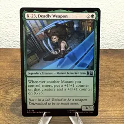 X-23, Deadly Weapon Commander: Marvel Super Heroes Foil - Image 1