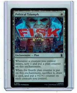 Political Triumph - Foil - Super Heroes - Magic the Gathering - Image 1