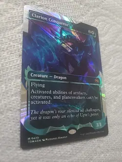 Clarion Conqueror (Showcase) (Halo Foil) Tarkir: Dragonstorm Foil - Image 3