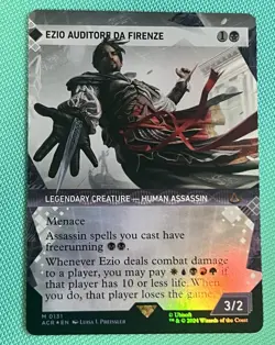 Wizards of the Coast Ezio Auditore Da Firenze AC Foil Mythic Black 0131 2024 - Image 1