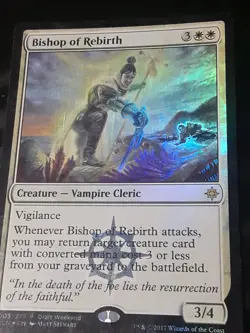 Bishop of Rebirth FOIL , Ixalan , Light play , MTG, FREE SHIPPING - Image 3
