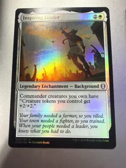Inspiring Leader Commander Legends: Battle for Baldur's Gate Foil - Image 1