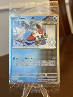 Iron Bundle 062/167 Snowflake Holiday Promo Pokemon Twilight Masquerade SEALED - Image 1