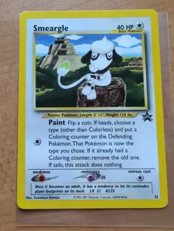 Pokemon TCG Smeargle WOTC Promo 32 LP - Image 1