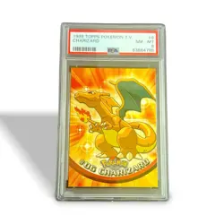 1999 TOPPS Pokemon T.V. Charizard #6 PSA 8 - Image 1