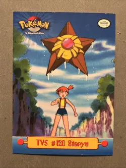 1999 Topps Pokemon - TV Animation Edition - Staryu TV5 #120 Puzzle - Image 1