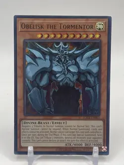 Yugioh Ultra Obelisk The Tormentor Limited Edition NM E0 - Image 1