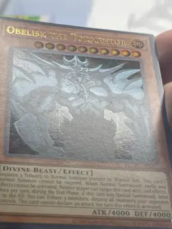 Yugioh Ultra Obelisk The Tormentor Limited Edition NM E0 - Image 3