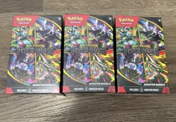 Pokemon TCG Pitch Black Booster Bundles LOT OF 3! SHIPS SAME DAY FAST DISPATCH - Image 1