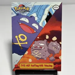 1999 Topps Pokemon Trading Card TV13 #109 Koffing #110 Weezing Puzzle Piece - Image 1