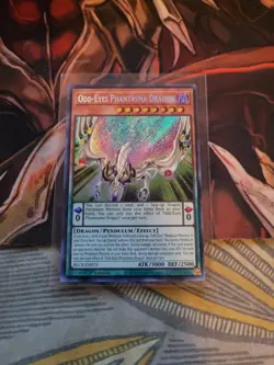 YUGIOH ODD-EYES PHANTASMA DRAGON BLCR-EN075 SECRET 1ST ED NM - Image 1