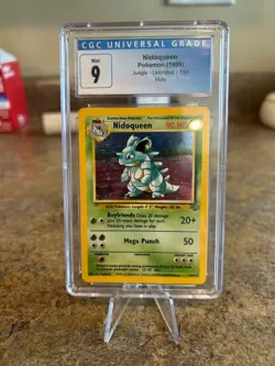 Pokemon TCG Nidoqueen Jungle 7/64 Holo Unlimited Holo Rare - Image 1