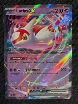 Latias ex 076/191 Double Rare Surging Sparks Pokemon Near Mint - Image 1
