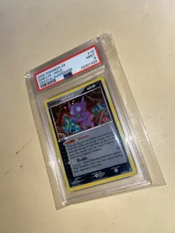 2006 POKEMON EX CRYSTAL GUARDIANS 10/100 SABLEYE HOLO PSA 9 - Image 2