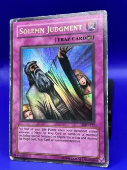 Yu-Gi-Oh! Solemn Judgment Ultra Rare Unlimited MRD-127 HP DAMAGED - Image 2