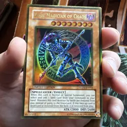 Yu-Gi-Oh! Dark Magician of Chaos Foil GLD1-EN016 Limited Edition Gold Rare LP - Image 1