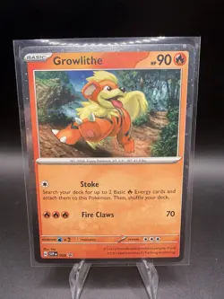 Pokemon TCG Growlithe SVP Black Star Promos SVP024 Holo Promo Cosmos Holo... - Image 1