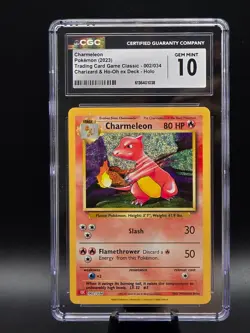 Pokemon TCG | Charmeleon 002/034 Trading Card Game Classic Holo | CGC 10 - Image 1