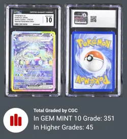 ✨✨SIR Pokemon / Terapagos Ex 170/142 ENG / Stellar Crown / CGC Gem Mint 10 💥 - Image 5