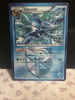Glaceon 23/116 Plasma Freeze Team Plasma Eeveelution Pokemon TCG MP Non Holo - Image 1