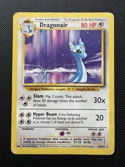 Pokemon TCG Dragonair Base Set 18/102 Non Holo - Image 1