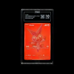 Victini 171/086 Reverse Holo Secret Rare Pokemon Black Bolt TAG 10 GEM MINT - Image 1