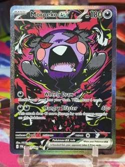Pokemon TCG Pitch Black MORPEKO ex 117/084 Full Art - Image 1